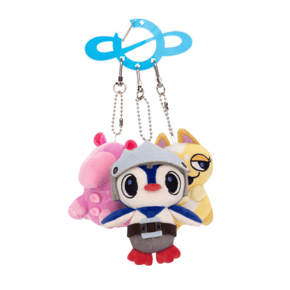 Space Trio Plush Keychains