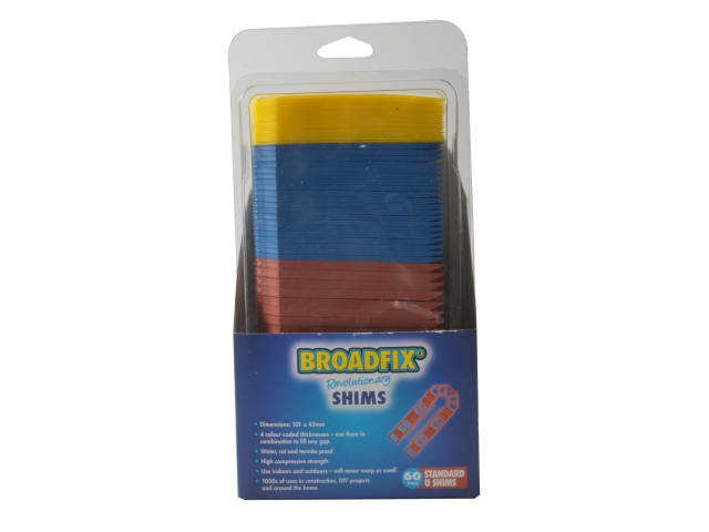 Standard U-Shim Mixed Clam (Pack 60)