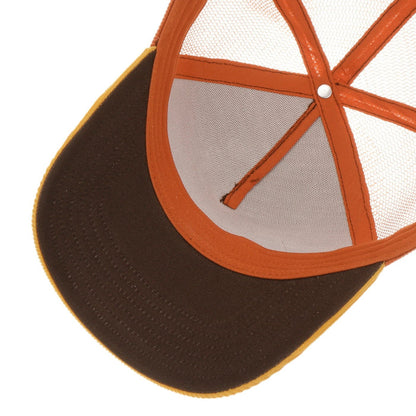 Stetson 1865 Brickstone Trucker Cap - Beige / Rust