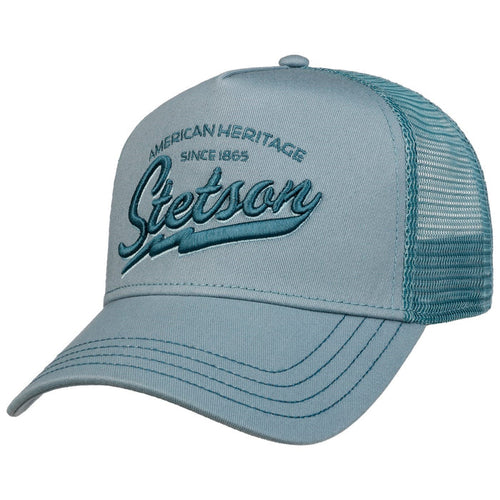 Stetson American Heritage Trucker Hat - Dusty Blue