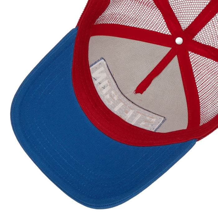 Stetson Gasoline Trucker Cap - Red White & Blue