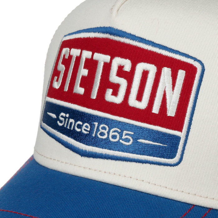 Stetson Gasoline Trucker Cap - Red White & Blue