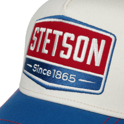 Stetson Gasoline Trucker Cap - Red White & Blue