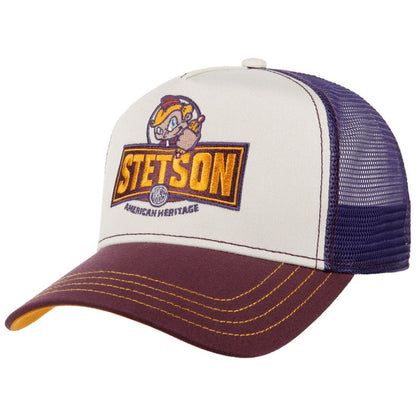 Stetson Hotdog Trucker Hat - Purple / White