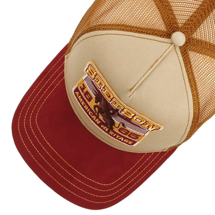 Stetson Rodeo Trucker - Brown & Burgundy