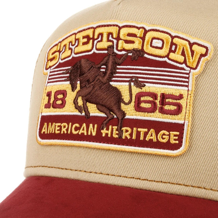 Stetson Rodeo Trucker - Brown & Burgundy