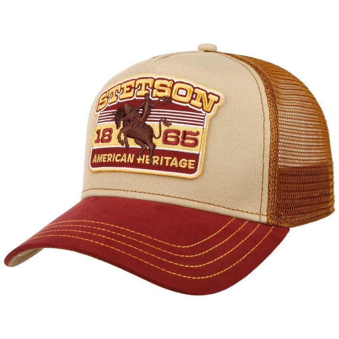 Stetson Rodeo Trucker - Brown & Burgundy