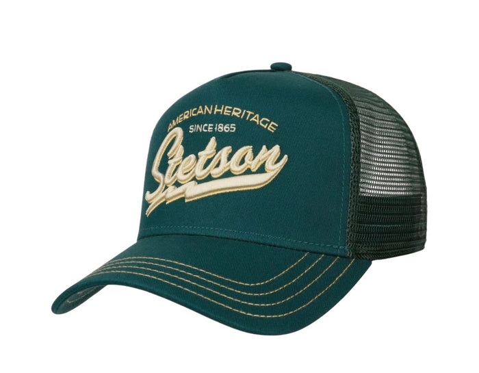 Stetson Since 1875 Trucker Cap - Petrol Blue