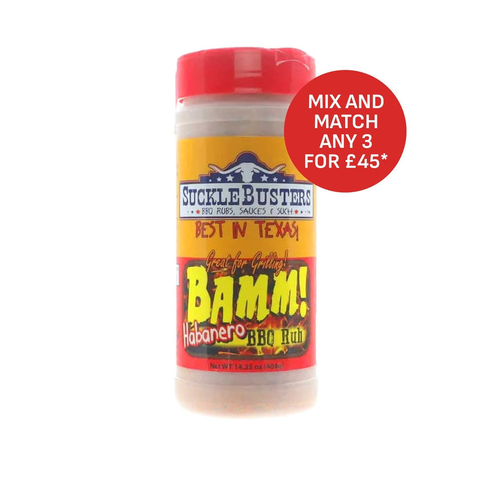 Sucklebusters BAMM! Habanero BBQ Rub - 403g (14.25oz)