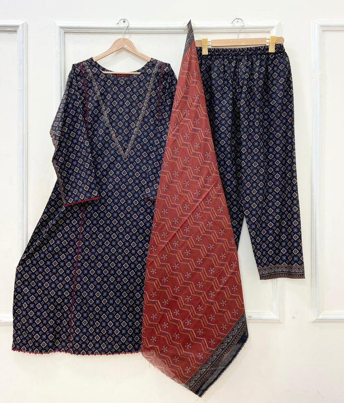 Small / Black chunri