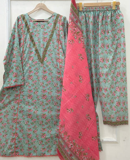 Summer A-Line Frocks | Binsaeed Lawn D-628
