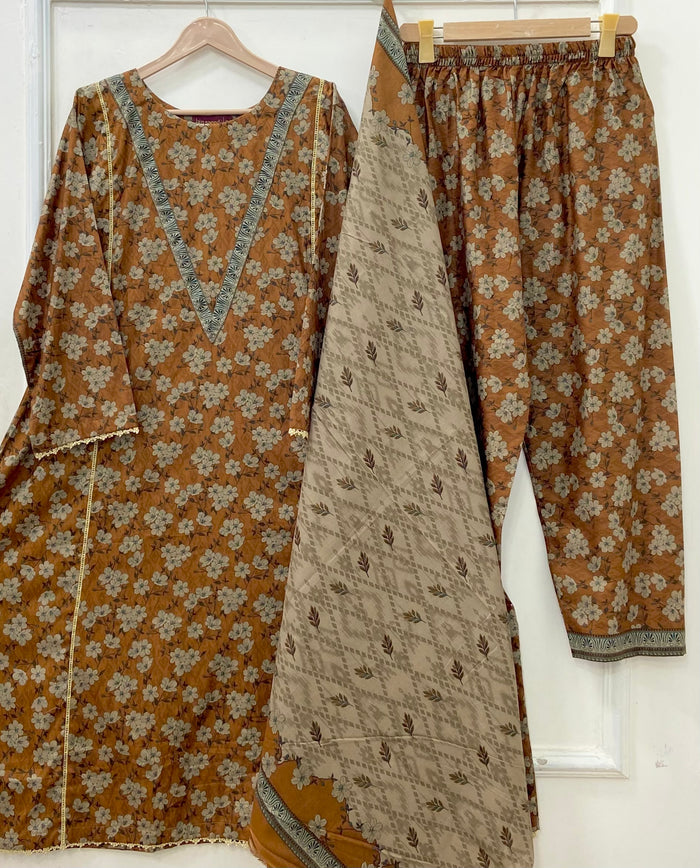 Summer A-Line Frocks | Binsaeed Lawn D-628