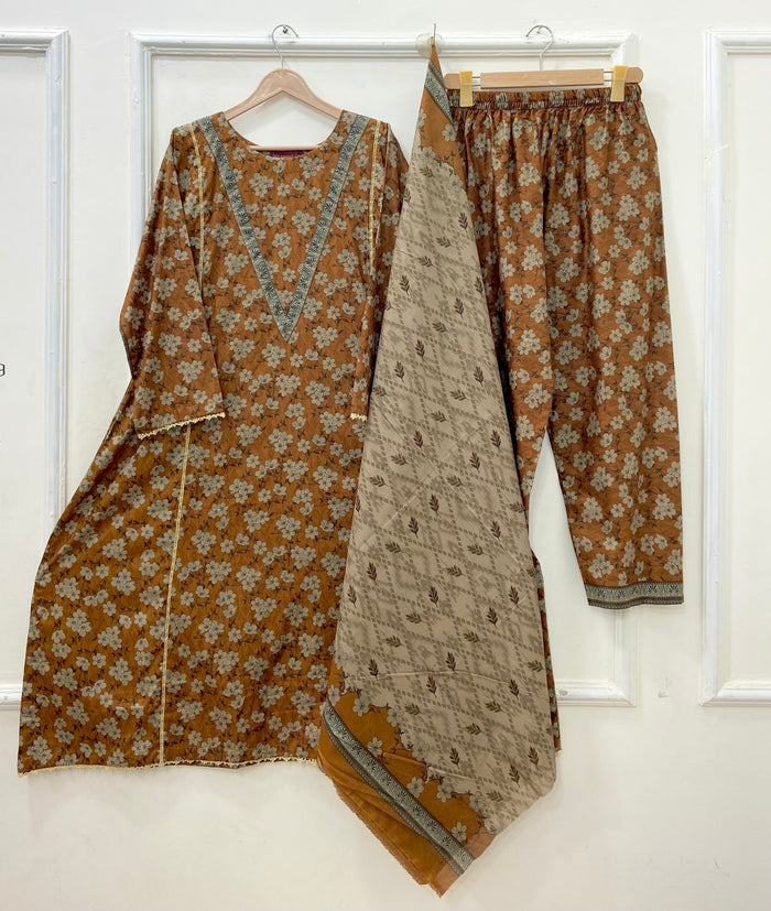 Summer A-Line Frocks | Binsaeed Lawn D-628