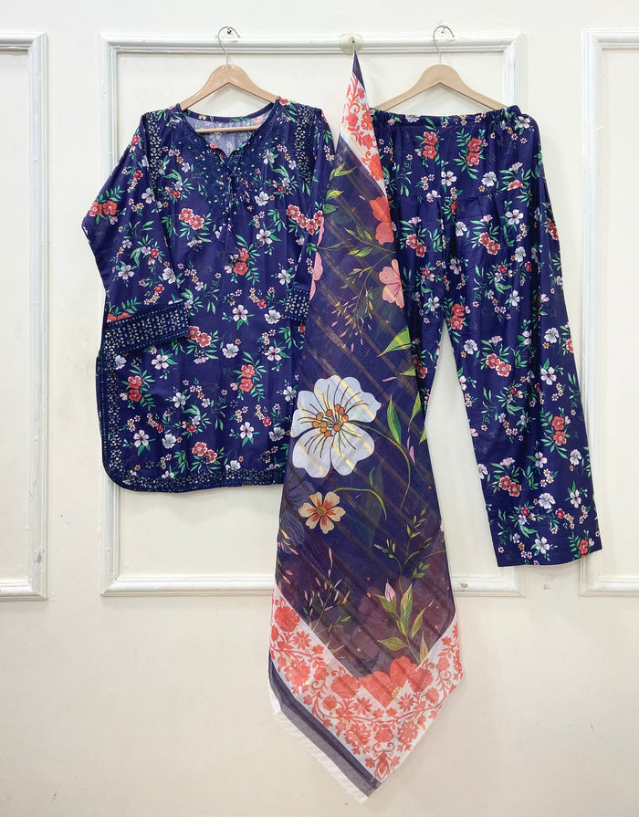 Summer Splash | Farshi Lawn D-641