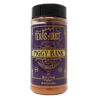 Texas Oil Dust 'Piggy Bank' BBQ Rub 306g 10.8oz