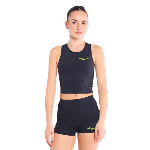 Top Saucony Endorphin Crop Mujer