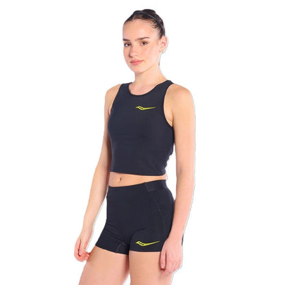 Top Saucony Endorphin Crop Mujer