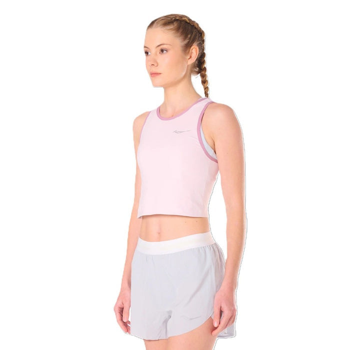 Top Saucony Endorphin Crop Mujer