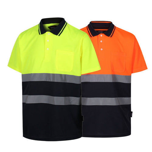 TPS03 - High Visibility Safety Contrast Polo