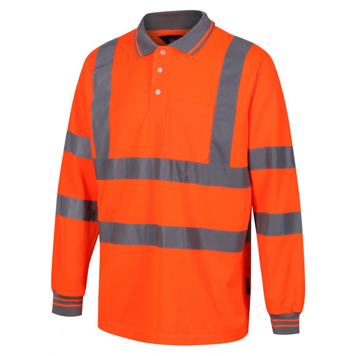 TPSL02 - High Visibility Safety Long Sleeve Polo