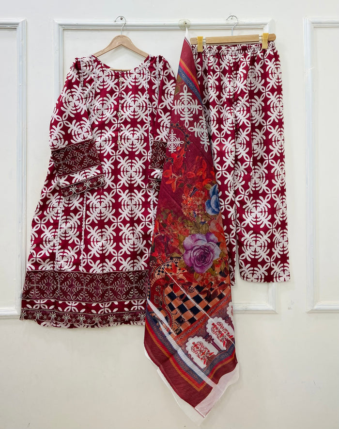 Small / Maroon