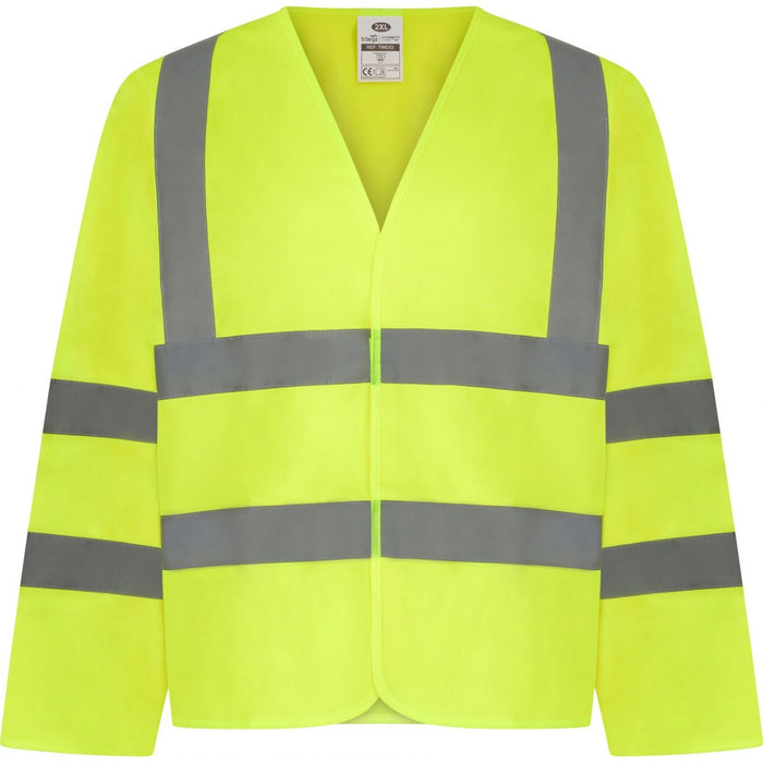 TWC03 - High Visibility Safety Long Sleeve Waistcoat