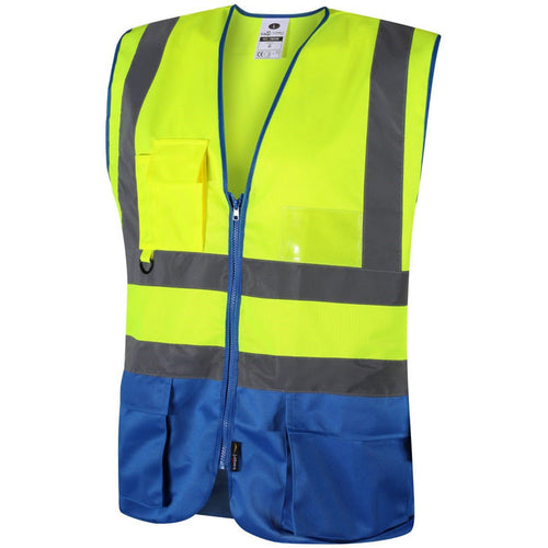 TWC06 - Hgh Visibility Safety Contrast Executive Waistcoat