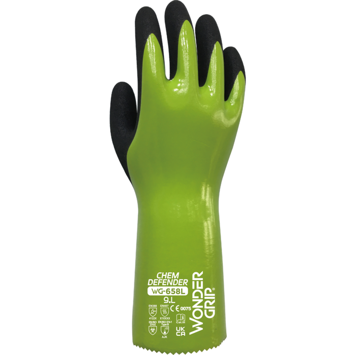 WG-658L CHEM DEFENDER Triple Nitrile Coated 18 Gauge