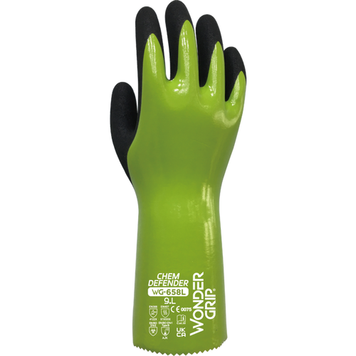 WG-658L CHEM DEFENDER Triple Nitrile Coated 18 Gauge