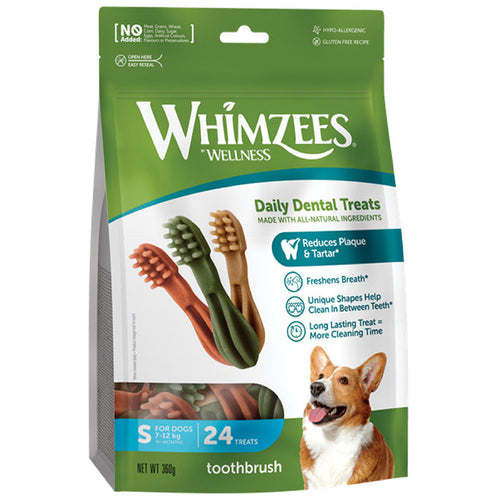 Whimzees: Toothbrush Star Small 24's