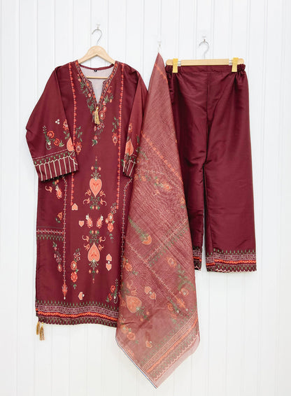 Wine | Long Co-ord Set D-738