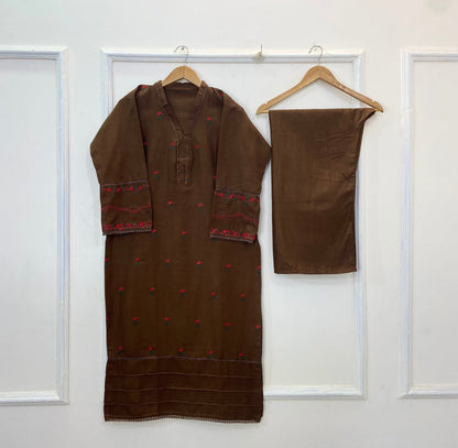 Winter Embroidered 2PC (Khaddar) (Best Seller) D-231