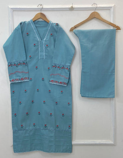 Winter Embroidered 2PC (Khaddar) (Best Seller) D-231