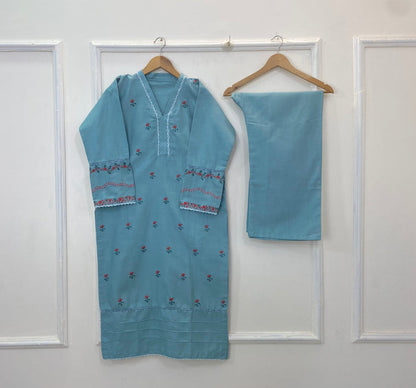 Winter Embroidered 2PC (Khaddar) (Best Seller) D-231