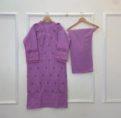 Winter Embroidered 2PC (Khaddar) (Best Seller) D-231