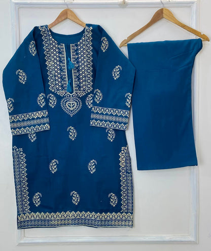 Winter Embroidered 2PC (Khaddar) D-244