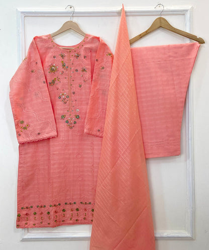 Winter’s Embroidered Pret 3PC (HandMade) (Winter Cotton) D-221