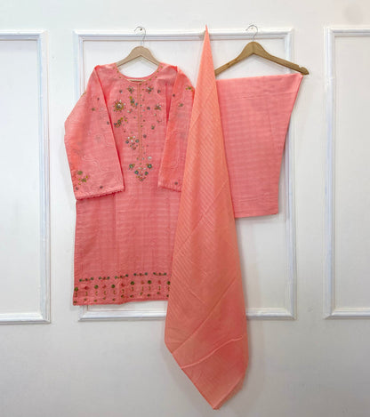 Winter’s Embroidered Pret 3PC (HandMade) (Winter Cotton) D-221