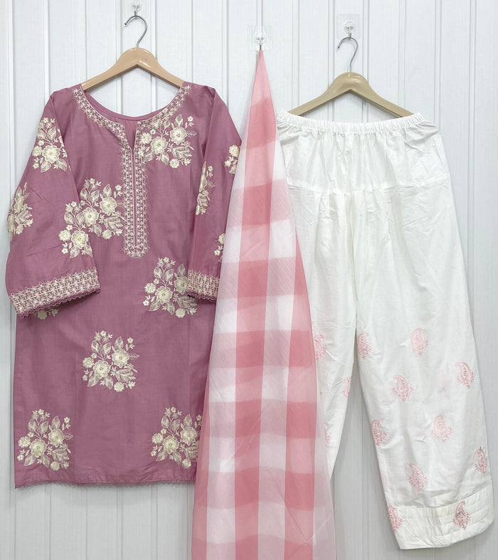 Zara Shahjahan | Inspired 3PC D-741