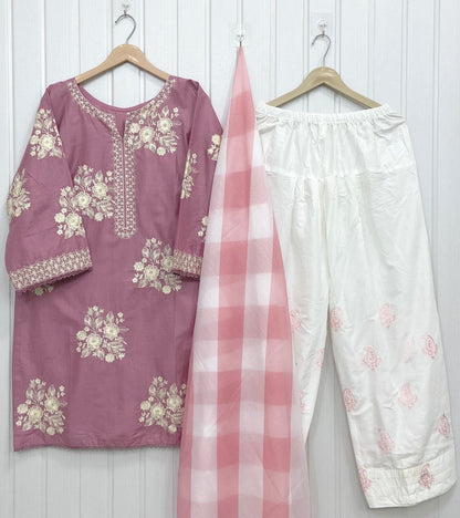 Zara Shahjahan | Inspired 3PC D-741