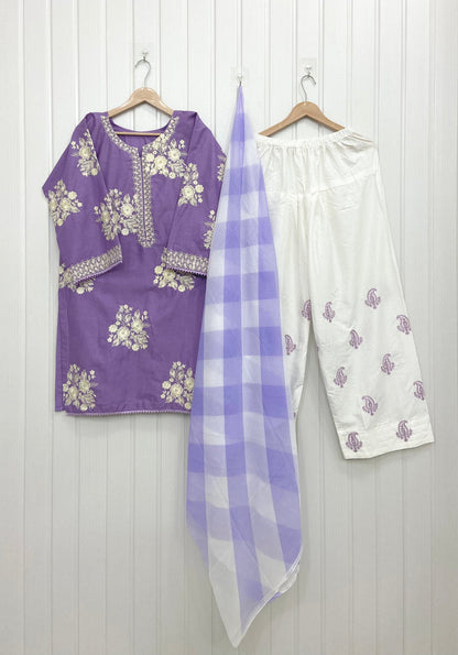 Zara Shahjahan | Inspired 3PC D-741