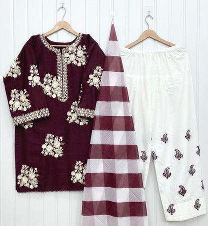 Small / Maroon