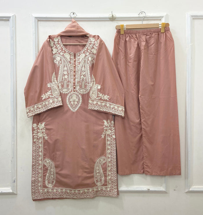 Zarnoor Embroidered | Cotton D-643
