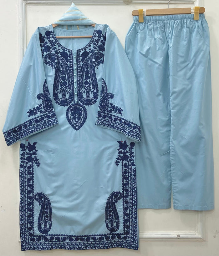 Zarnoor Embroidered | Cotton D-643