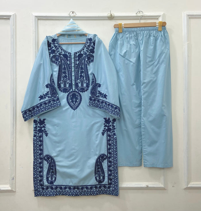 Zarnoor Embroidered | Cotton D-643